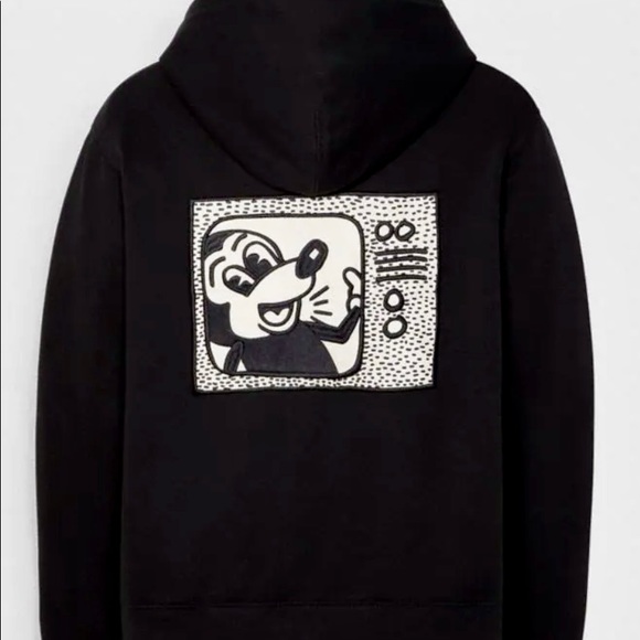 Coach Disney Mickey Mouse Keith Haring Sweater Hoodie Men Women - Picture 3 of 4